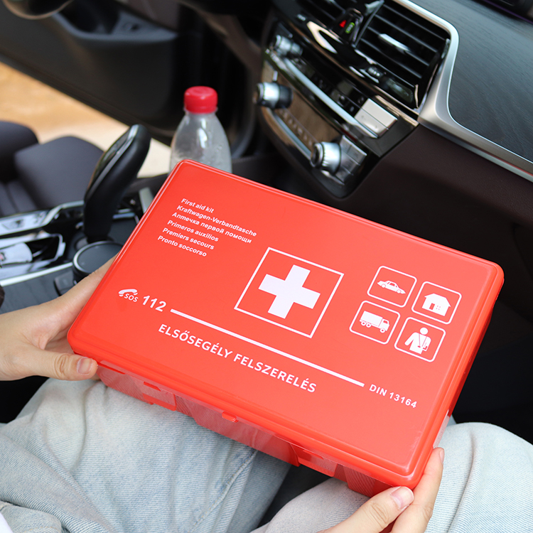 DIN 13164 First Aid Kit EU Standard Medical First Aid Box Trauma Bag For Home Office Car Emergency