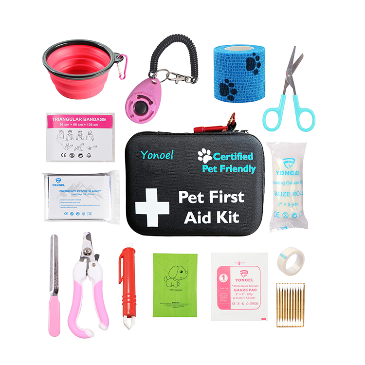 Pet First Aid Box Dog and Cat Emergency Pet First Aid Waterproof Bag