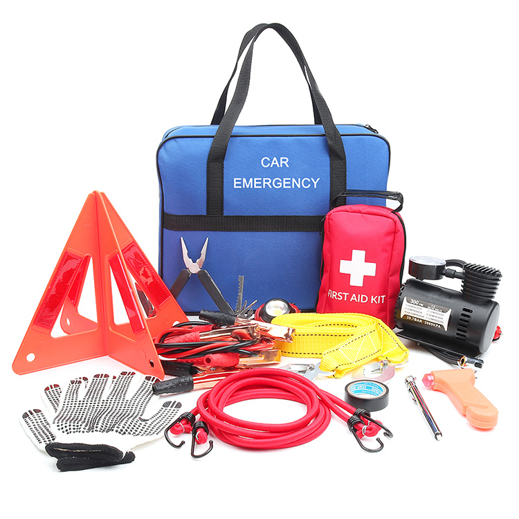 Car Roadside Emergency First Aid Kit Car Safety Emergency Roadside Aid Kit