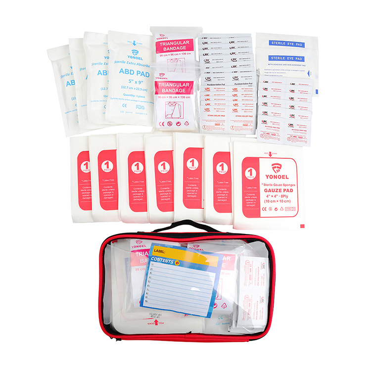 Professional Essentials EMT/EMS Trauma Pack Emergency Rescue Kit with 4 Individual First Aid Kits