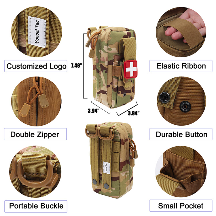 Portable Tactical First Aid Kit Customized IFAK Trauma Bag Emergency Kit