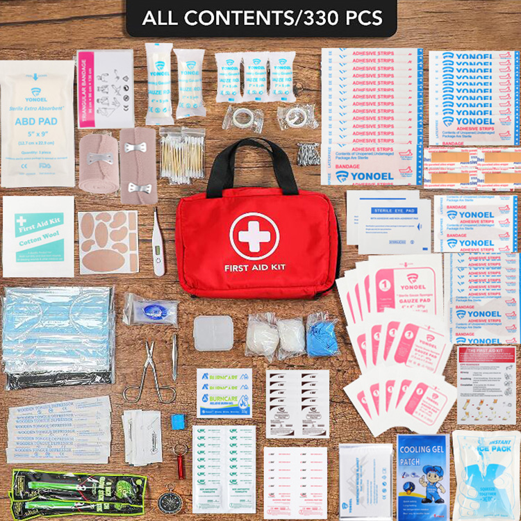 Medical First Aid Kit EVA Home and Office First Aid Kit Waterproof First Aid Kit with Medical Supplies